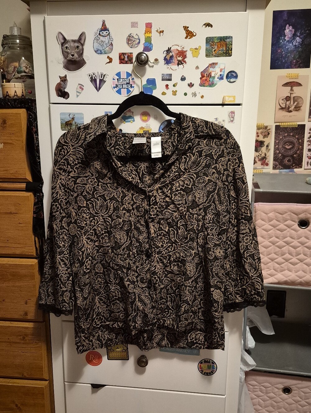 Emma James Silk Button Down Shirt